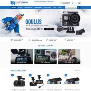 Theme WordPress Shop bán camera 01