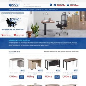 Theme WordPress nội thất govi