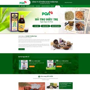 Theme WordPress bán dược phẩm, thuốc nam